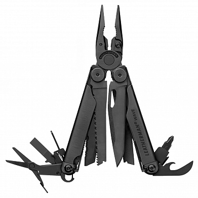 Мультитул Leatherman Wave Plus Black-Silver (нейлоновый чехол)