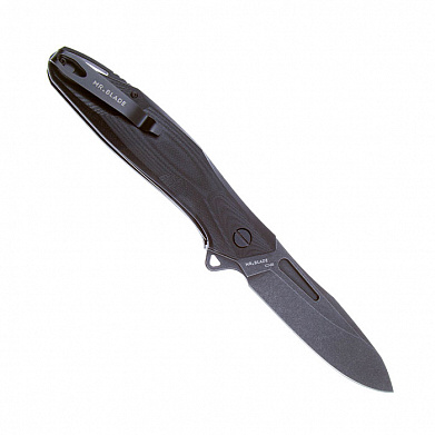 Нож Mr.Blade "HEMNES Gen.2", black s/w, сталь D2, рукоять G10, черный