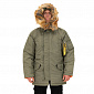 Зимняя мужская куртка аляска N-3B, sage_green