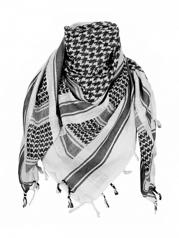 Арафатка 110х110, light grey/black