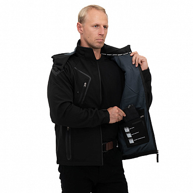 Куртка SoftShell, black