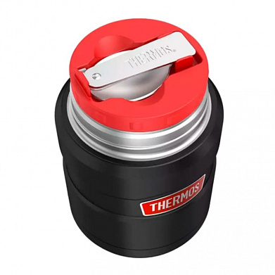 Термос для еды Thermos SK 3020 RCMB, 0.71л., черный/серый