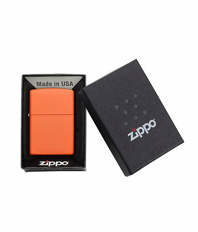 Зажигалка Zippo 231 "Orange Matte"