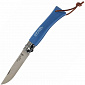 Нож Opinel Trekking 7VRI Colored Tradition Blue, рукоять граб синий