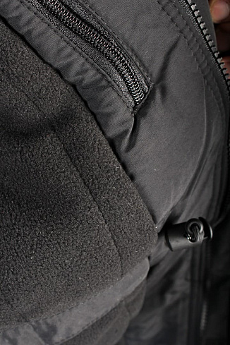 Куртка Hunting "726 GEAR", на флисе, черная