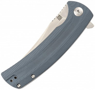 Нож Artisan Cutlery Arroyo, сталь AR-RPM9, рукоять Grey G10