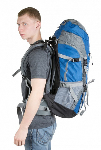 Рюкзак туристический Campsor "Hiker 65", blue