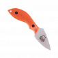 Нож Kizlyar Supreme Hammy Niolox SW (StoneWash, G10 Оранжевая рукоять, кожаный чехол)