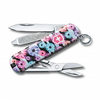 Нож-брелок Victorinox LE2021 Dynamic Floral 0.6223.L2107 (58mm)