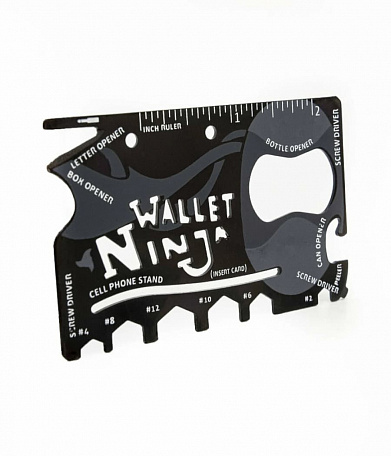Набор Multi-tool WALLET 18в1 карманный