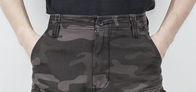 Шорты  Trooper shorts, black camo