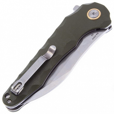 Нож CJRB Mangrove, сталь D2, рукоять Green G10