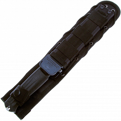 Нож Kizlyar Supreme Alpha AUS-8 TW (TacWash, Black Kraton, MOLLE ножны)