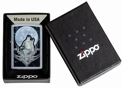 Зажигалка Zippo 49261 Howling Wolf Design 