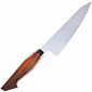 Кухонный нож Xin Cutlery Chef сталь 14C28N, рукоять Horn/Rosewood/G10