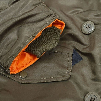 Куртка N3B TIGHT HUSKY II capers/orange