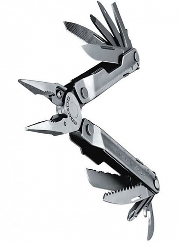 Мультитул Leatherman Rebar, 101.6мм, 17 функций серебристый карт.коробка, кож.чехол