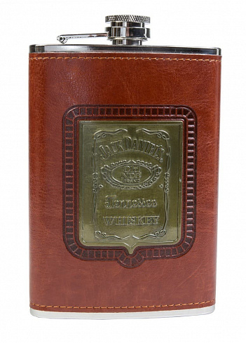 Фляга Jack Daniel's, бронза, 9 oz, арт QT-9-3