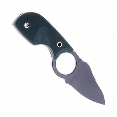 Нож Kizlyar Supreme Amigo-X D2 BT (Black Titanium, Черная рукоять G10)