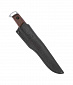 Нож Kizlyar Supreme General X2 420HC SW (Stonewash, дерево, кожаный чехол) 