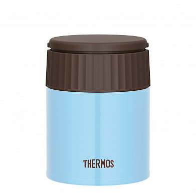 Термос Thermos JBQ-400-AQ  0.4л. голубой/коричневый