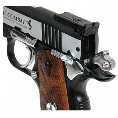 Пистолет пневматический Umarex Colt Special Combat (никель с пласт.накладками под дерево, кал.4.5мм
