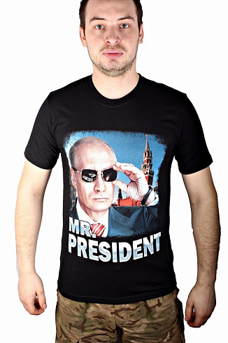 Футболка Mr.President, черная