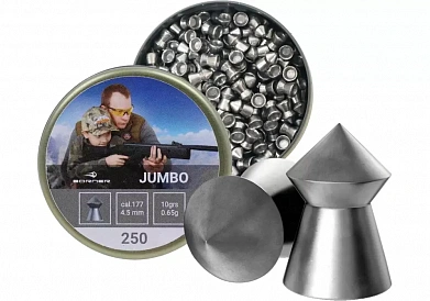 Пули Borner Jumbo 4,5 мм (250 шт.) 0,65 гр.