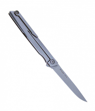 Нож N.C.Custom Stylus "Панда" сталь AUS-10, рукоять сталь