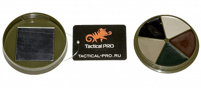 Камуфляжная краска для лица Tactical Pro, 5 цветов, dark