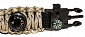Часы Tactical Pro, браслет регулируемый, паракорд, digital desert
