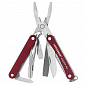 Мультитул Leatherman Squirt PS4, 9 функций, красный, подарочная коробка