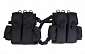 Подсумок двойной 4АК-2РГ-2РС, black