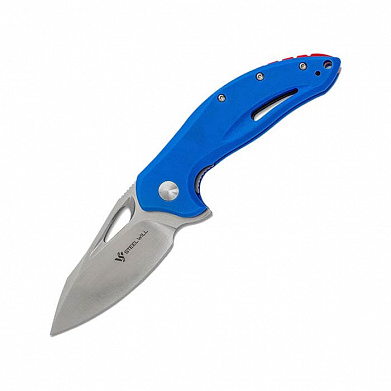 Нож Steel Will Screamer Satin сталь D2, рукоять blue G10