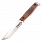 Нож Kizlyar Supreme General X1 AUS-8 SW (Stonewash, Дерево, кожаный чехол) 