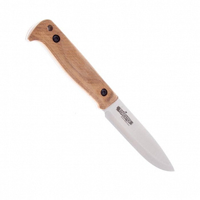 Нож Kizlyar Supreme Forester N690 S (Satin, Орех, кожаный чехол)