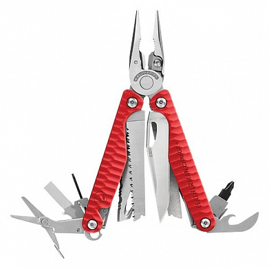 Мультитул Leatherman Charge Plus G10, 100мм, 19 функций красный карт.коробка