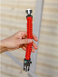Браслет из паракорда (пряжка со свистком, компасом, огнивом) Tactical Pro, red