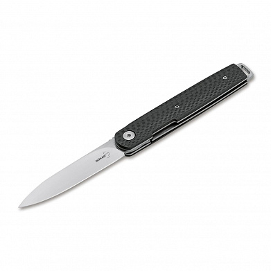 Нож Boker LRF Carbon - нож складной, чёрная рук-ть карбон, сталь VG-10