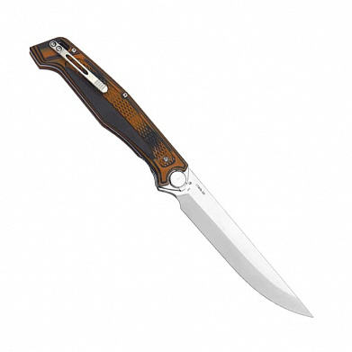 Нож Нокс "Сканди", сталь D2, рук-ть G10 коричневая