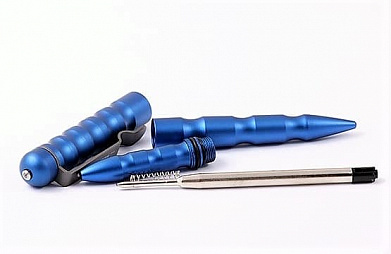 Тактическая ручка Boker  Multi Purpose Pen Blue -  алюмин., синяя