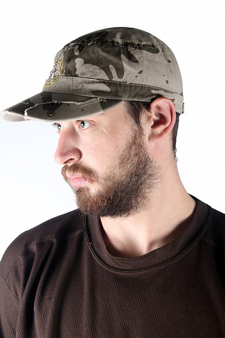 Army Cap, PT "Combo", Canvas, sand camo-vintageкепка