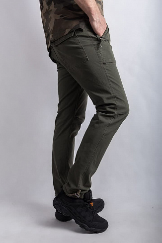Брюки A&F Rustin Athletic Clim, olive