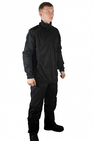 Костюм тактический с накладками, Black