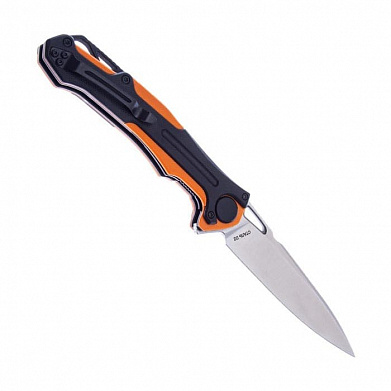 Нож Нокс "Фантом", сталь D2, рук-ть Black-orange G10