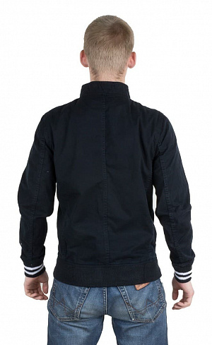 Куртка A&F легкая, стоячий воротник, мод. 2016, navy