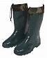 Сапоги резиновые короткие, зеленый/камуфляж