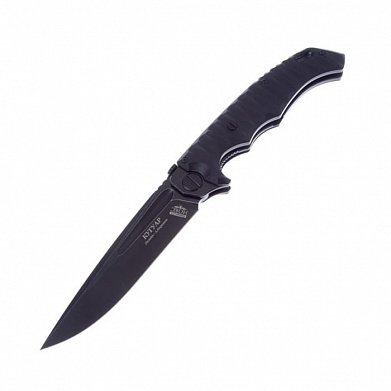 Нож Нокс "Кугуар", сталь AUS8 с черным покрытием, рукоять G10