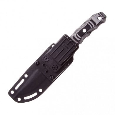 Нож Kizlyar Supreme Enzo AUS-8 BT (Черный, G10, Ножны кайдекс) 