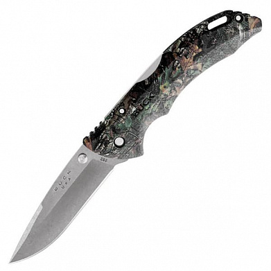 Нож BUCK Bantam BHW, сталь 420НС, рукоять Realtree Xtra Green TRP